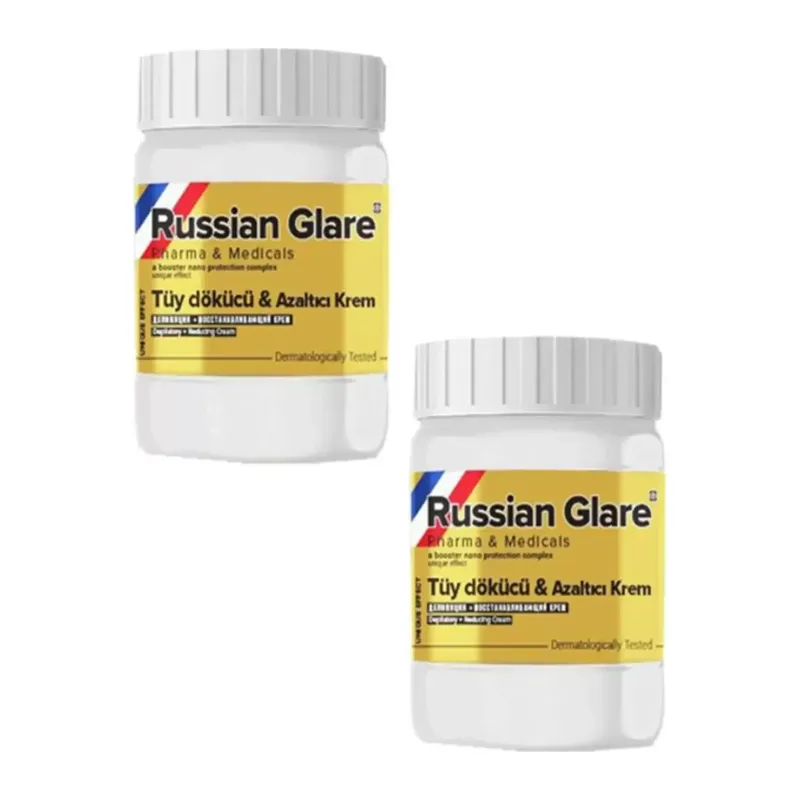 Süper Rus Merhemi Istenmeyen Tüyleri Dökücü Ve Azaltıcı Krem 50ml X 2 Adet