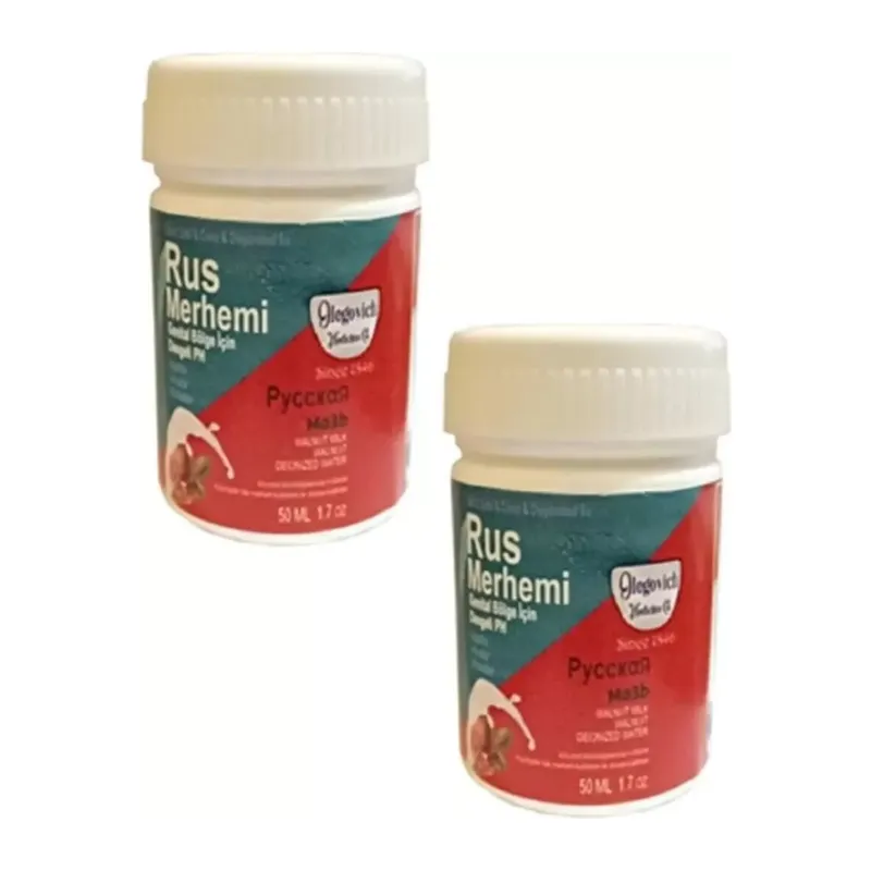 Süper Rus Merhemi Genital Bölge Tüy Dökücü Kremi 50 Ml X 2 Adet