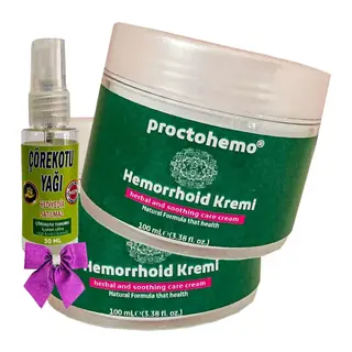 Proctohemo Cream 100 Ml X 2 Adet + Çörek Otu Yağı 30 Ml