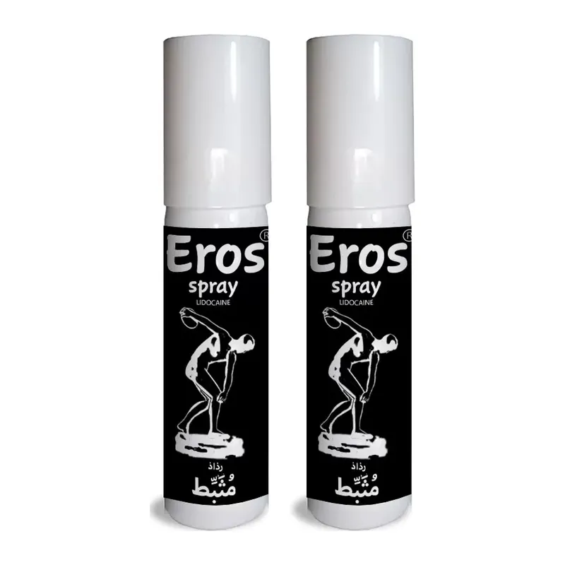 Eros Black *delayspray* 2 Adet Erkeklere Geciktiricisprey 20 Ml