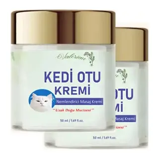 Süper Kedi Otu Kremi Uzak Doğu Muzicesi Doğal Masaj Krem 50ml X 2 Adet