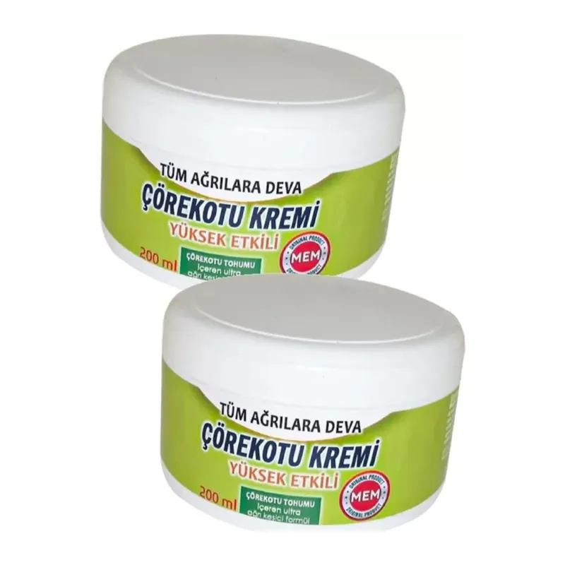 Çörekotu Kremi Bel Sırt Adale Sızılarını Ağrı Ve Masaj Kremi 200 Ml 2 Adet