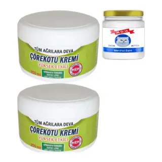 Çörek Otu Kremi Green Box 2 Adet 200 Ml + Snow Kitten Krem 50 Ml / Seti