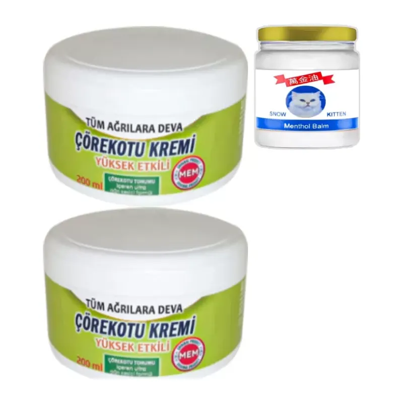 Çörek Otu Kremi Green Box 2 Adet 200 Ml + Snow Kitten Krem 50 Ml / Seti