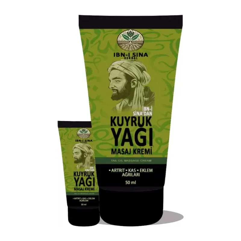 İbn-i Sina Herbal 2 Adet Kuyruk Yağı Kremi 50 Ml