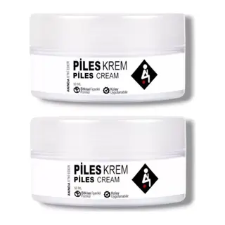 Piles Cream Bitkisel Içerikli Anında Etkili Bakım Kremi 50 Ml X 2 Adet
