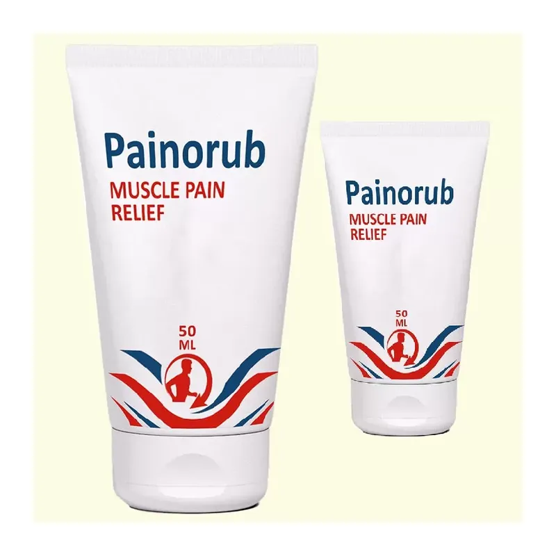 Painorub 2 Adet Afrika Yabani Zencefil Özlü Kril Yağı Reliefcream Rahatlamaya 50 Ml Tüp Krem