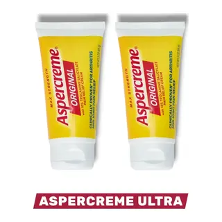 Aspercreme Ultra Vücut Ağrılarında Etkili Bitkisel Içerikli Masaj Kremi 50 Ml X 2 Adet