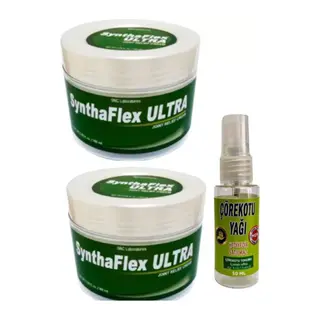 Synthaflex Ultra Syntha-flex Sırt Diz Vücut Sızıları İçin Masaj Bakım Kremi 100 Ml X 2 Adet+masaj Yağı İle 30 Ml
