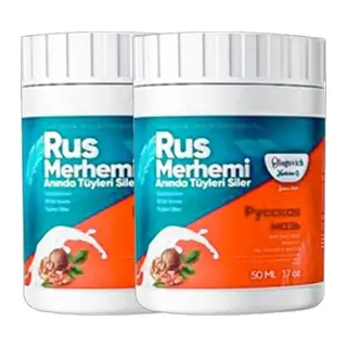 Süper Glegnd TurQuoise 2 Adet Glegnd Ceviz & Ceviz Sütü Russ Merhemi 50 Ml Tüylere Krem