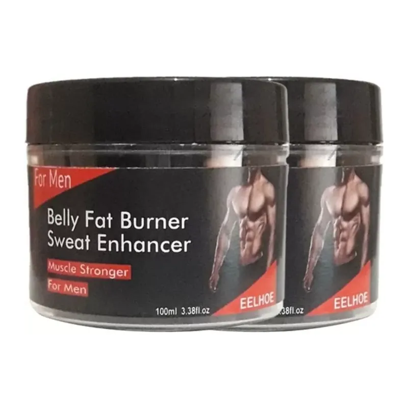 Süper Eelhoe 2 Adet Belly Fatburner Sweat Enhancer Erkeklere Özel Vücut 100 Ml