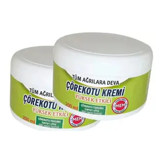 Süper Corex Çörek Otu Kremi Green Box 200 Ml Ölçeğinde X 2 Adet