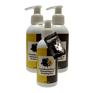 Süper Buck Thorn Weed Slimming Bakım Masaj Kremi 3x150 Ml + 1 Adet Jel İle