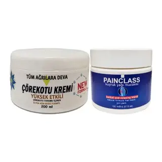 Süper Çörek Otu Kremi Xl Boy 200 Ml+150 Ml Painclass Kuyruk Yağı Kremi