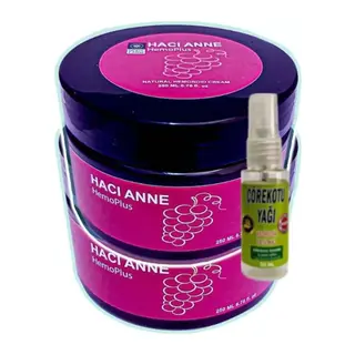 Süper Hemoplus Hacı Anne Bakım Kremi 200 Ml X 2 Adet + Çörek Otu Yağı 30 Ml