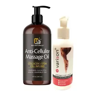 Süper Anti-cellulite 240 Ml Massage Oil Masaj Yağı + Varison 120 Ml
