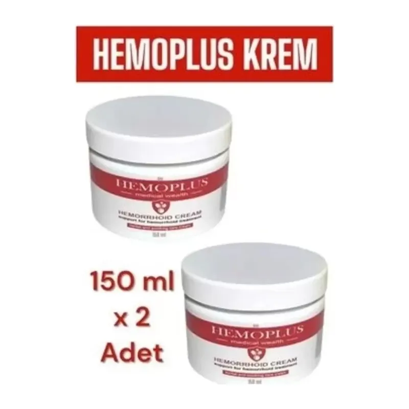 Hemoplus Bakım Kremi 150 Ml X 2 Adet