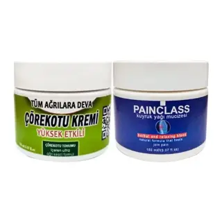 Süper Çörek Otu Kremi Orta Boy 100 Ml - Painclass 150 Ml Kuyruk Yağı Kremi