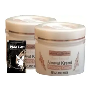 Süper Three Brand Arnavut Kremi 2'li Birden Whitening Cream Kremi 100 Ml + 1 Hediye Jel