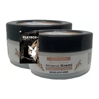 Three Brand Arnavut Kremi 2'li Birden Whitening Cream Bölgesel Kremi 50 Ml + 1 Hediye Jel