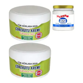 Çörek Otu Kremi Green Box 2 Adet 200 Ml + Snow Kitten Krem 50 Ml / Teskin Seti
