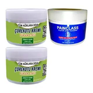 Çörek Otu Kremi 2 Adet 150 Ml + Painclass 100 Ml Kuyruk Yağı Kremi / Krem Seti