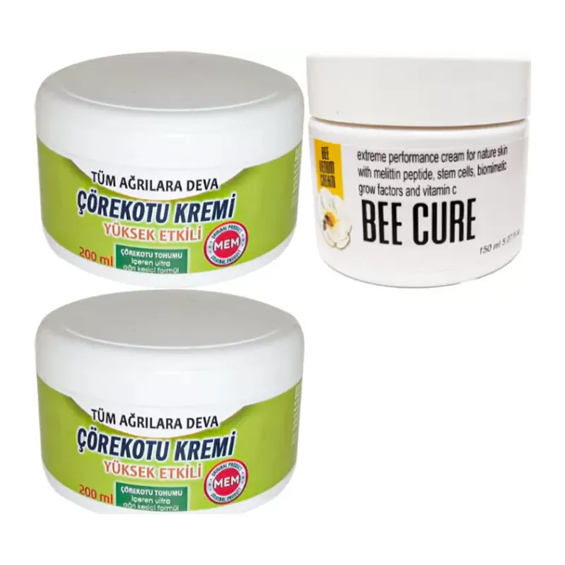 Çörek Otu Kremi Green Box 2 Adet 200 Ml + Beecure 150 Ml Krem / Krem Seti