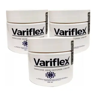 Variflex Varicose Vein Defense Cream 150 Ml Bacak Kremi 3 Adet