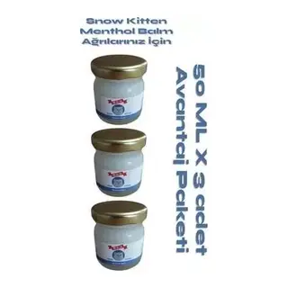 Snow Kitten Krem 50 Ml 3 Adet - Vücut Ağrılarınız Için