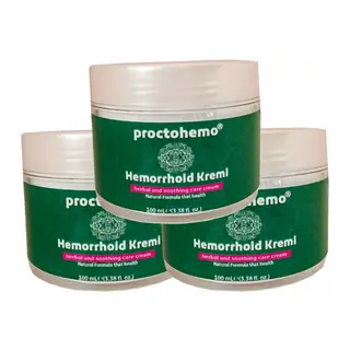 Proctohemo Hemorroidin Cream 150 Ml 3 Adet Birden