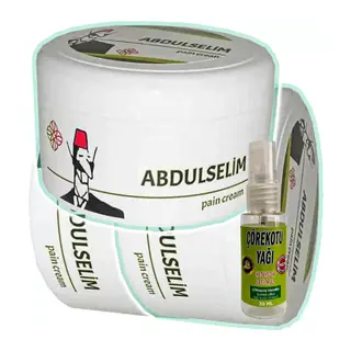 Abdülselim Teskin Kremi 3 Adet 200 Ml + Çörek Otu Yağı Teskin Yağı 30 Ml