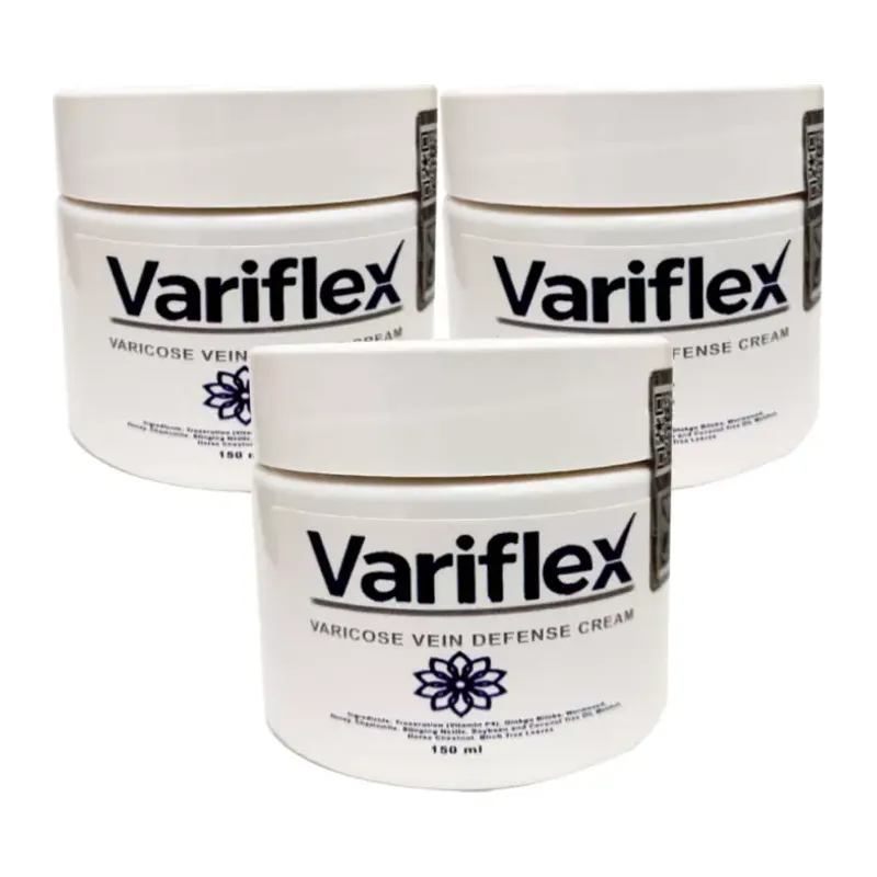 Variflex Varicose Ve.n Defns Cream 150 Ml Bacak Kremi 3 Adet