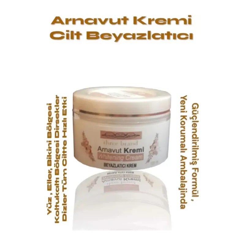 Süper Whitening Cream Arnavut Kremi Krem 100 Ml X 3 Adet