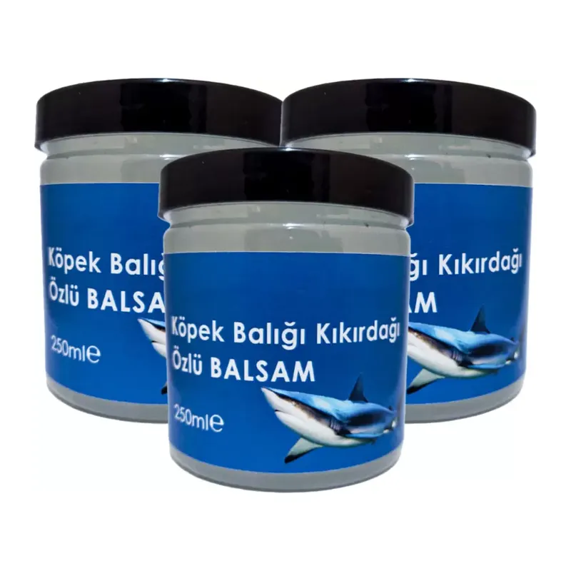 Köpek Balığı Kıkırdağı Özlü Balsam 250 Ml Paincream 3 Adet