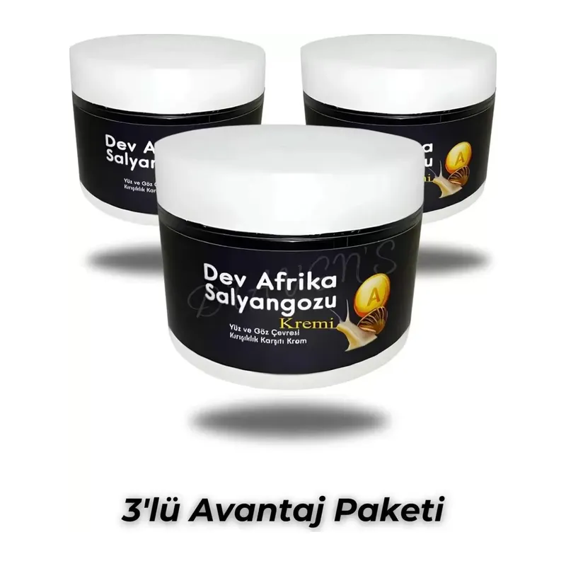 Süperr Markalar Das Dev Arfrika Salyangozu Krem 100 Ml X 3 Adet