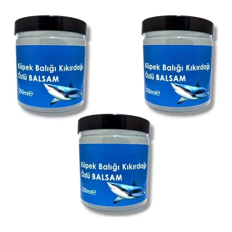 Köpek Balığı Kıkırdağı Özlü Balsam Krem 250 Ml X 3 Adet