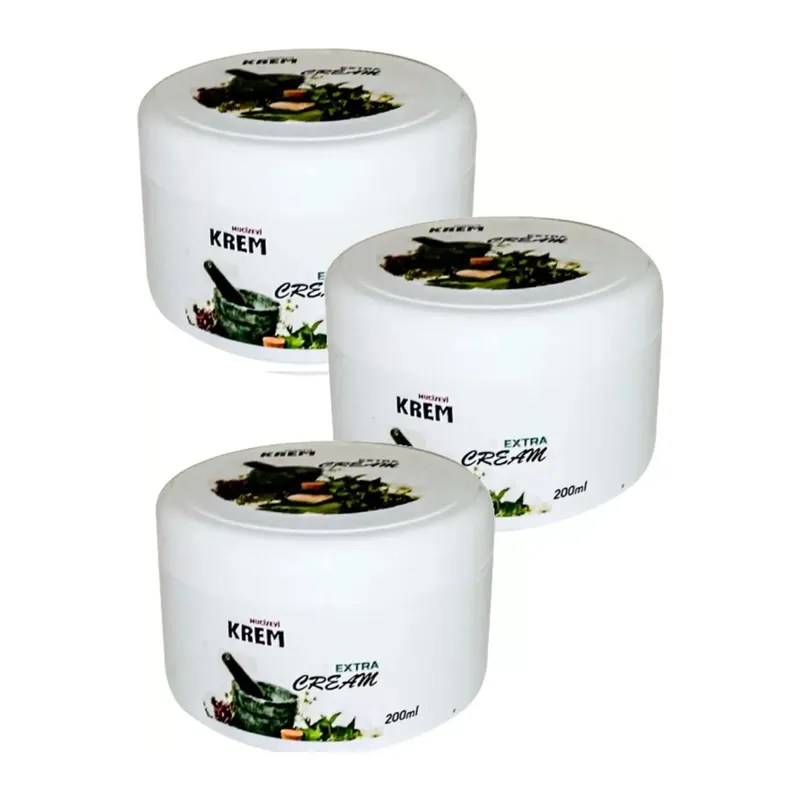 Muzicevi Krem Bakım Kremi 200 Ml X 3 Adet
