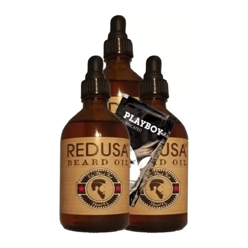 Redusa Sakal Bakım Yağı Beard Oil 3 Adet 100 Ml + Yanında Jel