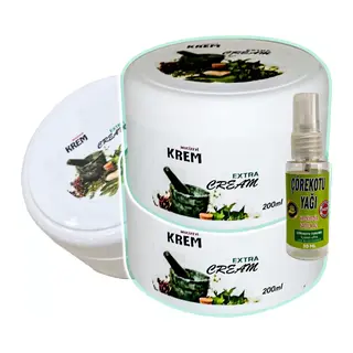 Mucizevi Krem 3 Adet 125 Ml + Çörek Otu Yağı Yağı 30 Ml