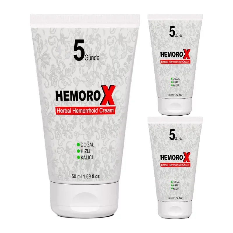Hemorox Kremi 3 Adet Tüp Hemeroidkrem