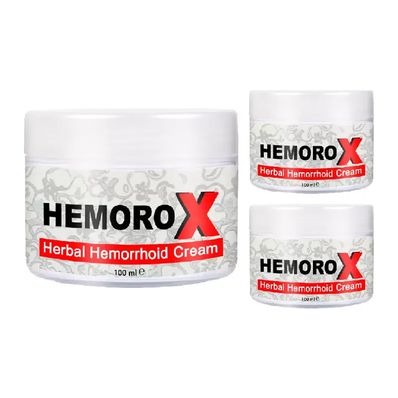 Hemorox Kremi 3 Adet Kavanoz Hemeroidkrem