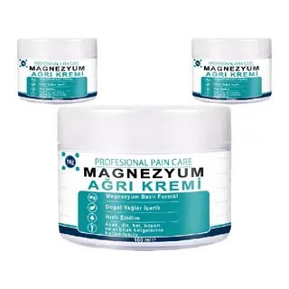 Saf Magnezyum Klorürlü Ağrımasaj Losyonu 3 Adet Zechstein Deniz Kaynaklı, Aloe Vera Ve E Vitaminli Komplex Relax Krem