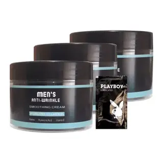 Süper Men's 3 Adet Snmp20328 Smoothing Cream 100 Ml Antiwrinkle Erkek Yüz Cilt Kremi + Yanında Jel