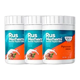 Süper Glegnd TurQuoise Tüylere Krem 3 Adet Ceviz & Ceviz Sütü Russ Merhemi 50 Ml