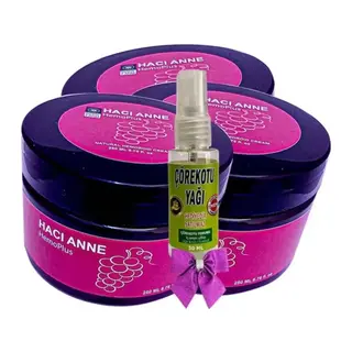 Süper Hacı Anne Hemoplus Kremi 200 Ml X 3 Adet + Çörek Otu Yağı 30 Ml