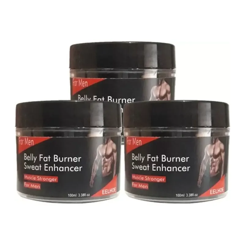Süper Eelhoe Belly 3 Adet Adet Sweat Enhancer Erkeklere Özel Kremi 100 Ml