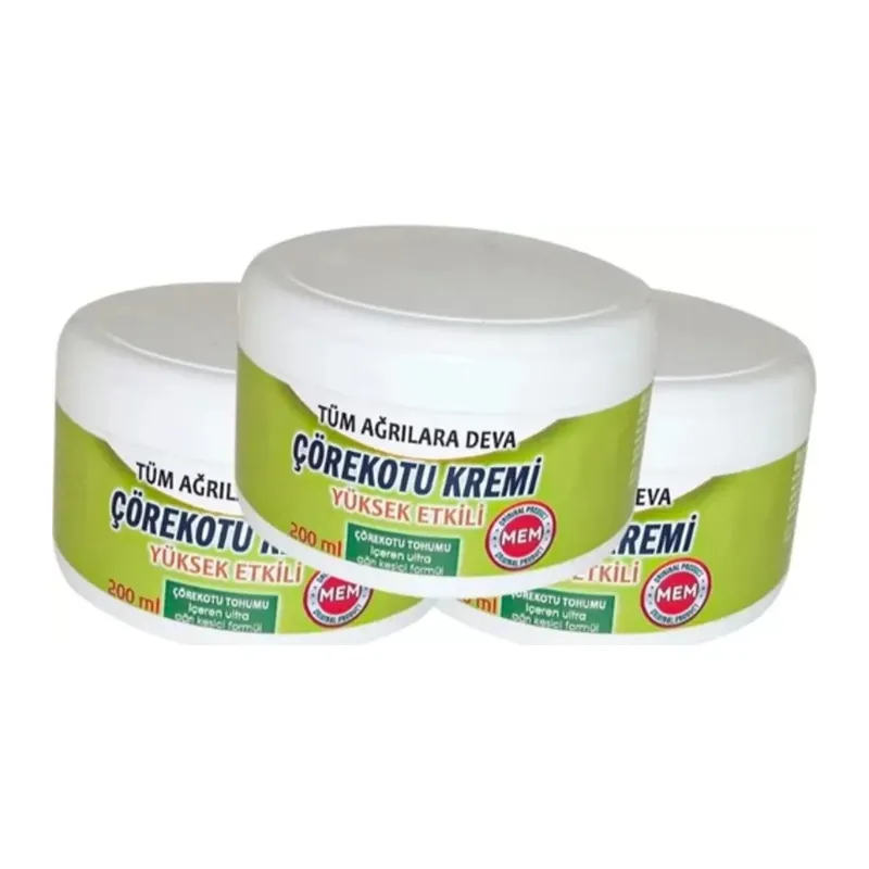 Süper Corex Çörek Otu Kremi Green Box 3 Adet Birden 200 Ml