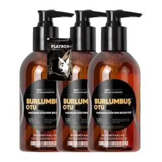 Süper Playboy Burlumbuş Otu Jeli Dolcer2-2:0403 3 Adet Birden 120 Ml Bölgesel Relax Jeli 1 Hediye Jel