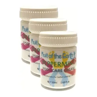 Süper Fruit Of The Earth Ayak Bakım Kremi Nane Ferahlığı Ve Kokusu 3 Adet 50 Ml