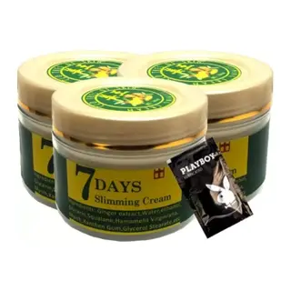 7 Days Ginger 3 Adet Adet Miracle Slimming Cream Kremi 100 Ml + 1 Adet Jel Hediyeli
